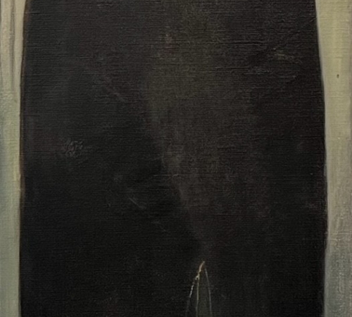 Albert Bertelsen - "selvportræt" - str:136x46 cm - solgt!