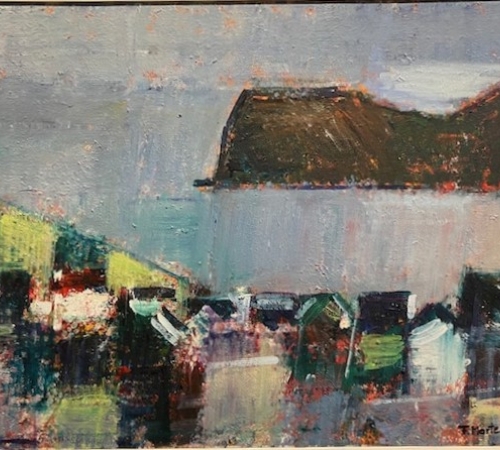 Finleif Mortense - "Mikladalur" -str:50x70 cm - pris:8.000kr.