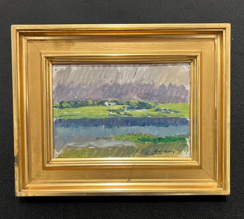 Ernst Syberg - landskab - str:18x26 cm -  solgt