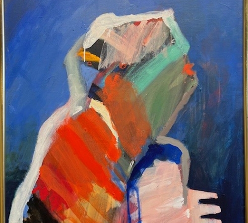 Leif Sylvester - "Jason" sagnhelt og skurk fra den græske mytologi - str:90x75 cm