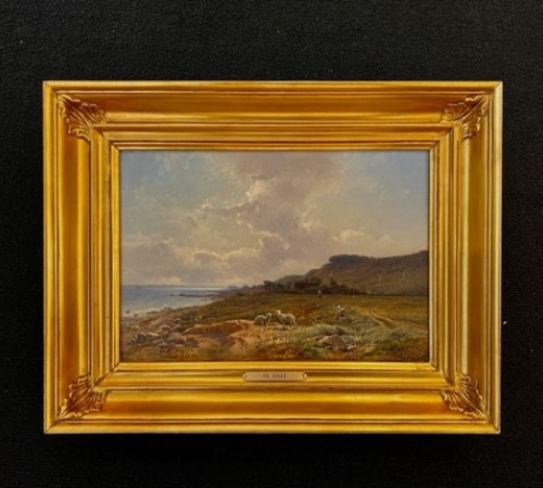 Frederik Rohde -Parti Fra Hellebæk, 1852? - str:21x30 cm - solgt!